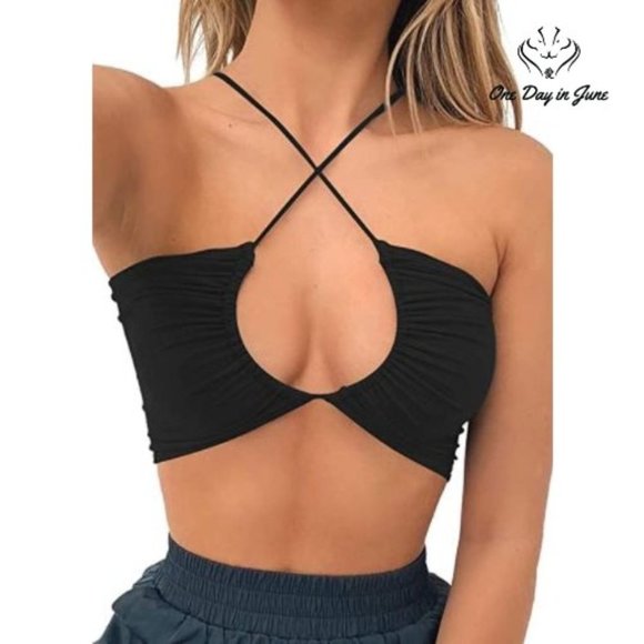 TOB Lace Up Sling Cop Top - Picture 1 of 4